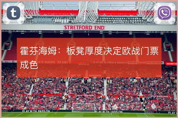 霍芬海姆:板凳厚度决定欧战门票成色